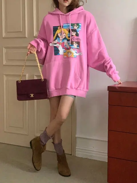 Jkichi - Korean Women Fashion - #thatsdarling - Sailor Hoody Tee - 3