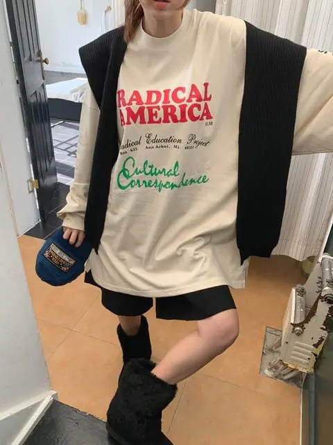 Jkichi - Korean Women Fashion - #thelittlethings - America Tee - 11