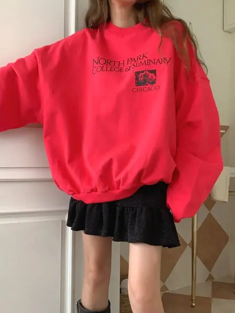 Jkichi - Korean Women Fashion - #thelittlethings - College Sweatshirt - 7