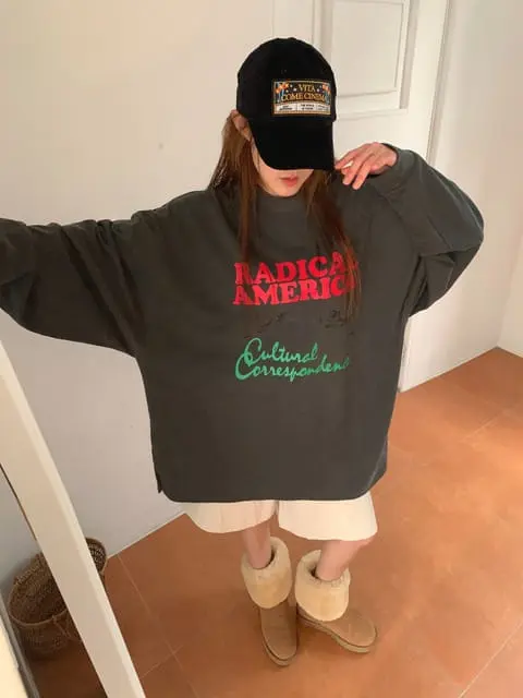 Jkichi - Korean Women Fashion - #vintagekidsstyle - America Tee - 5