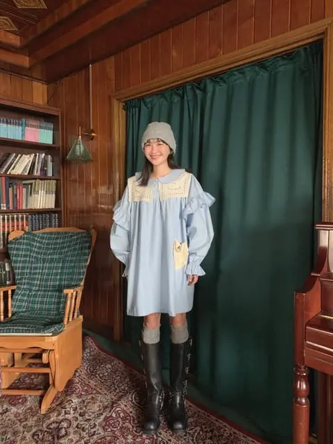 Jkichi - Korean Women Fashion - #vintagekidsstyle - Motive One-piece - 5