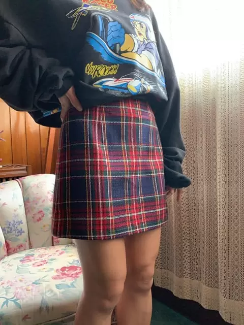 Jkichi - Korean Women Fashion - #vintagekidsstyle - Fall Check Skirt - 6