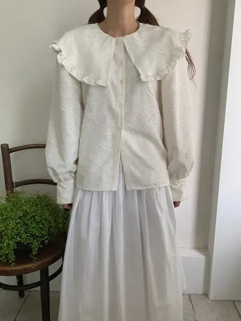 Jkichi - Korean Women Fashion - #womensfashion - Jacquard Blouse - 9