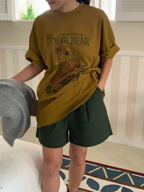 Jkichi - Korean Women Fashion - #womensfashion - Yogi Bear Tee