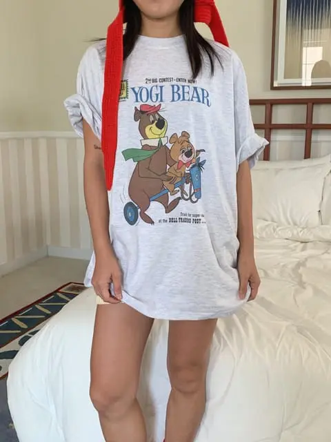 Jkichi - Korean Women Fashion - #womensfashion - Yogi Bear Tee - 9
