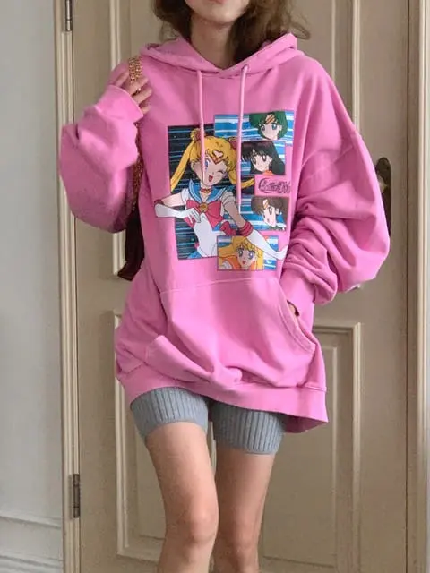 Jkichi - Korean Women Fashion - #womensfashion - Sailor Hoody Tee - 6
