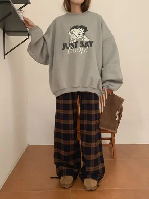 Jkichi - Korean Women Fashion - #womensfashion - Betty Fleece Swaetshirt - 2