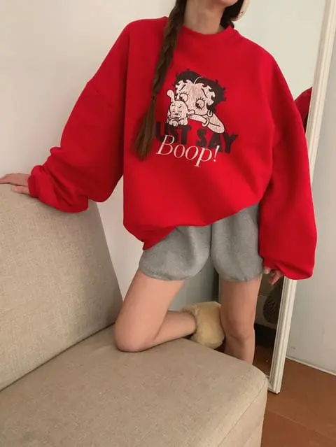 Jkichi - Korean Women Fashion - #womensfashion - Betty Fleece Swaetshirt - 6