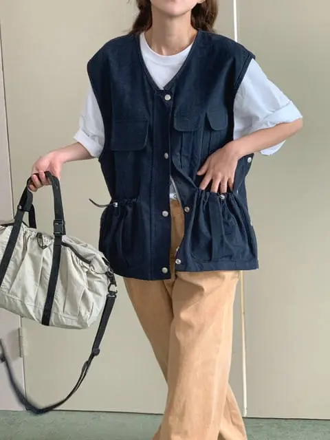 Jkichi - Korean Women Fashion - #womensfashion - Robe Pocket Vset - 7