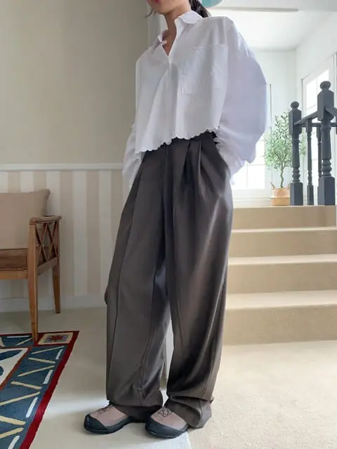 Jkichi - Korean Women Fashion - #womensfashion - Rise Pants - 6