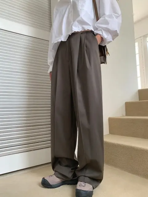 Jkichi - Korean Women Fashion - #womensfashion - Rise Pants - 8