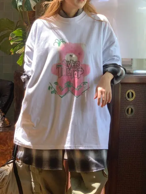 Jkichi - Korean Women Fashion - #womensfashion - Hot Bear Tee - 11