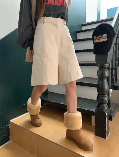 Jkichi - Korean Women Fashion - #momslook - Peach Shorts - 4