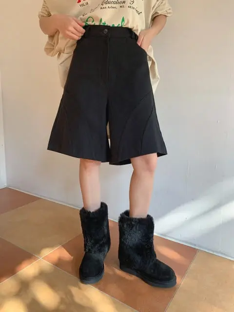 Jkichi - Korean Women Fashion - #womensfashion - Peach Shorts - 6