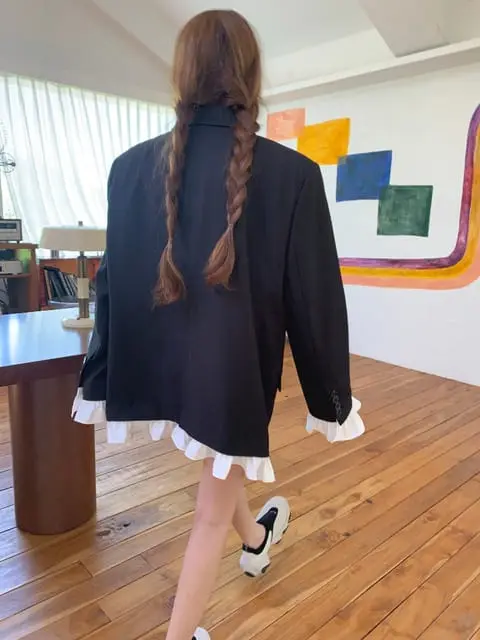 Jkichi - Korean Women Fashion - #womensfashion - Frill Jacket - 12