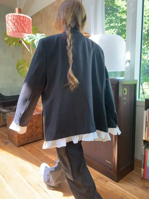 Jkichi - Korean Women Fashion - #momslook - Frill Jacket - 4