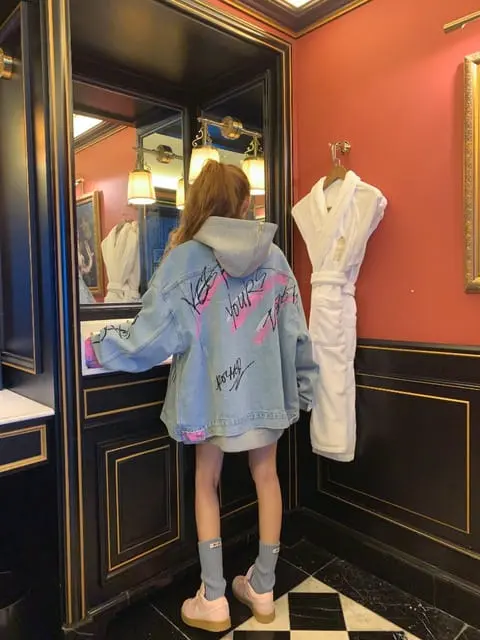 Jkichi - Korean Women Fashion - #womensfashion - Painting Jacket - 9