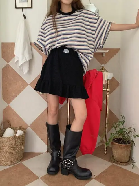 Jkichi - Korean Women Fashion - #womensfashion - P Cushin Skirt - 2