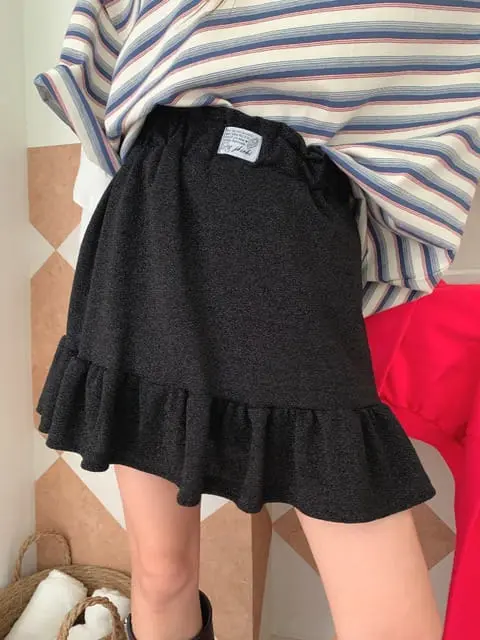 Jkichi - Korean Women Fashion - #momslook - P Cushin Skirt - 4