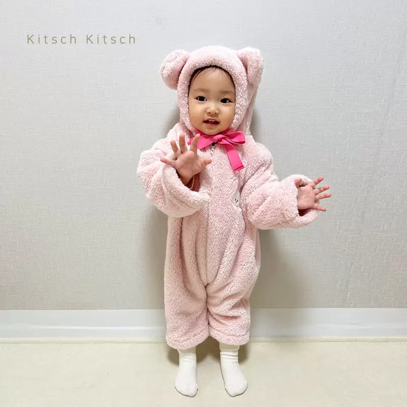 Kitsch Kitsch - Korean Baby Fashion - #babyoutfit - Animal Ribbon Bodysuit - 7
