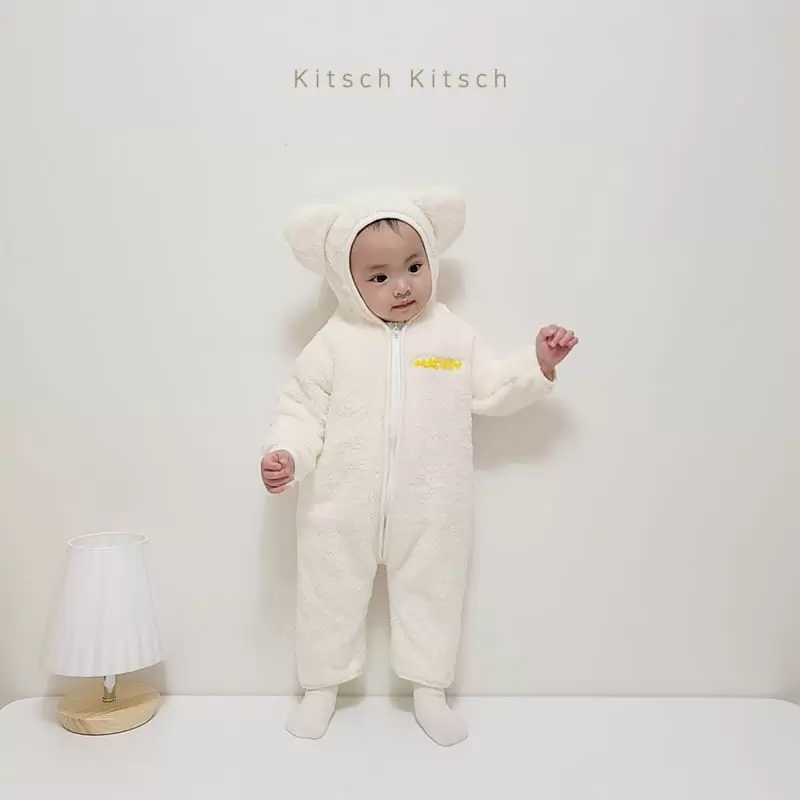 Kitsch Kitsch - Korean Baby Fashion - #babyoutfit - D Don't Cold Bodysuit - 4