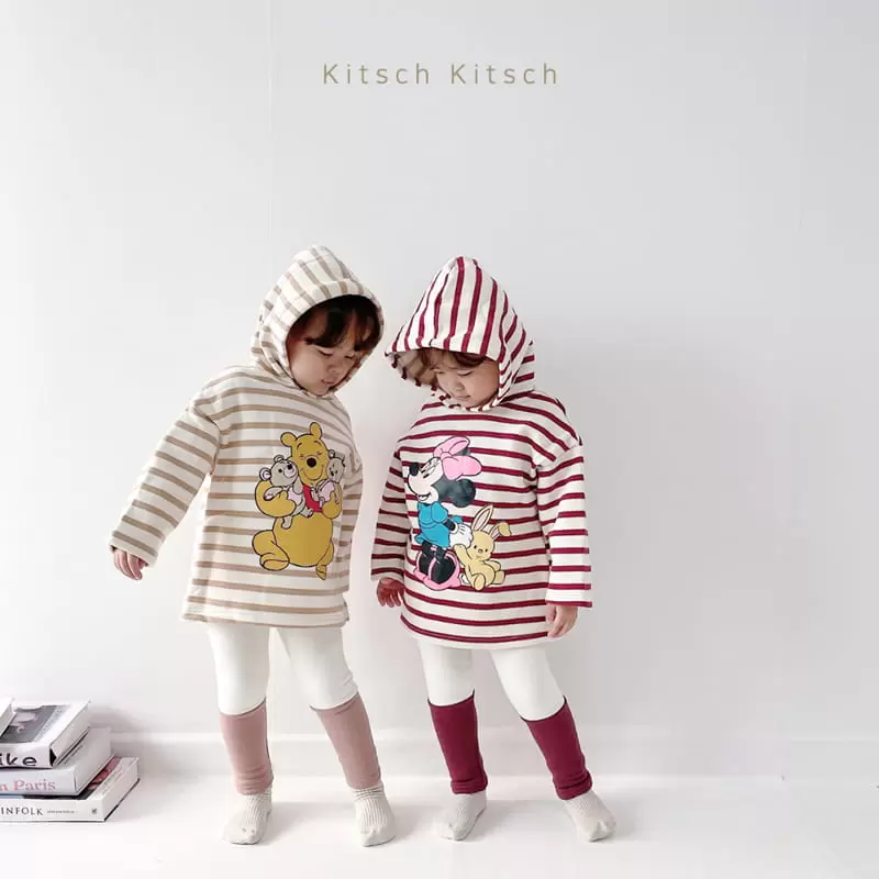 Kitsch Kitsch - Korean Children Fashion - #childrensboutique - Ppiyong Hoody Top Bottom Set - 6