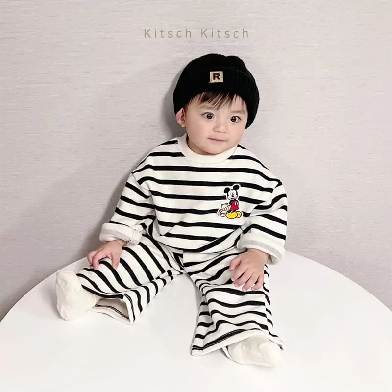 Kitsch Kitsch - Korean Children Fashion - #discoveringself - Ppiyong Sweatshirt Top Bottom Set - 9