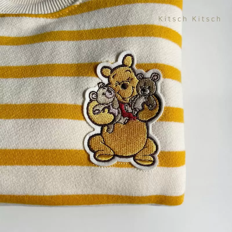 Kitsch Kitsch - Korean Children Fashion - #todddlerfashion - Ppiyong Sweatshirt Top Bottom Set - 4