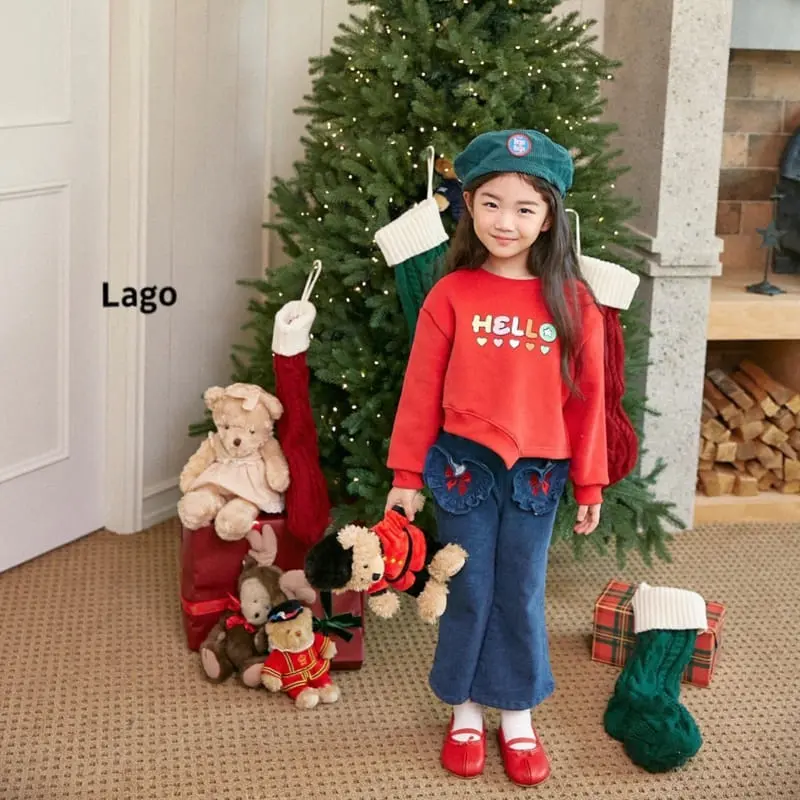 Lago - Korean Children Fashion - #Kfashion4kids - Hello Unbal Sweatshirt - 7