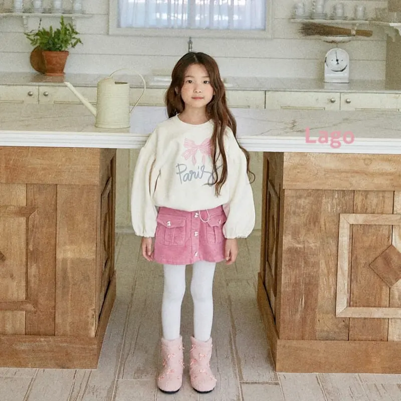 Lago - Korean Children Fashion - #childofig - Ribbon Rib Pants - 6