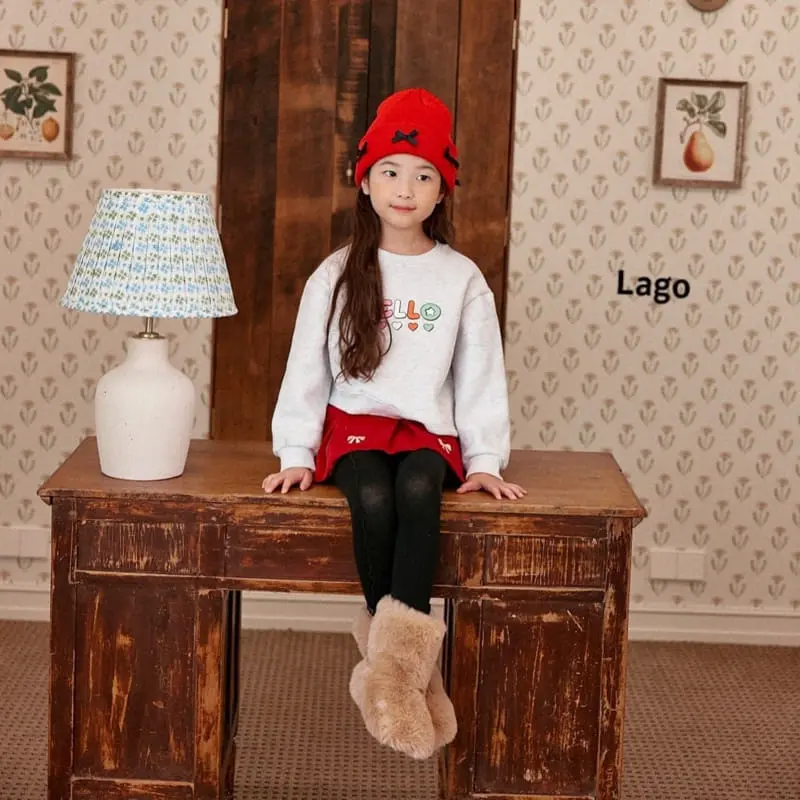 Lago - Korean Children Fashion - #childofig - Hello Unbal Sweatshirt - 12