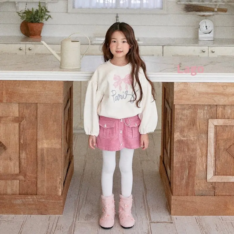 Lago - Korean Children Fashion - #childrensboutique - Ribbon Rib Pants - 7