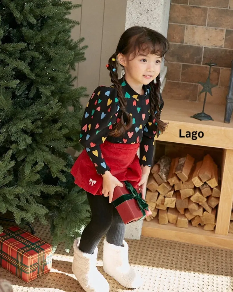 Lago - Korean Children Fashion - #discoveringself - Puff Paint Tee - 3