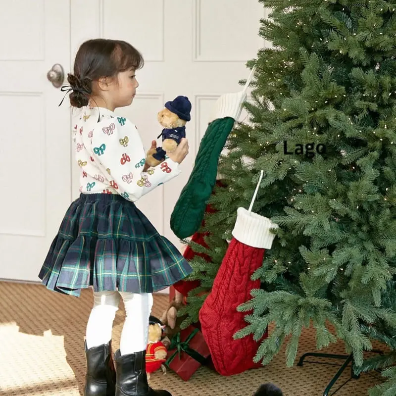 Lago - Korean Children Fashion - #kidsstore - Check Cancan Skirt - 8