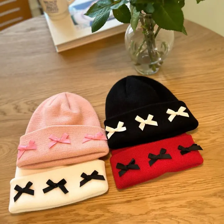 Lago - Korean Children Fashion - #minifashionista - Ribbon Beanie - 8