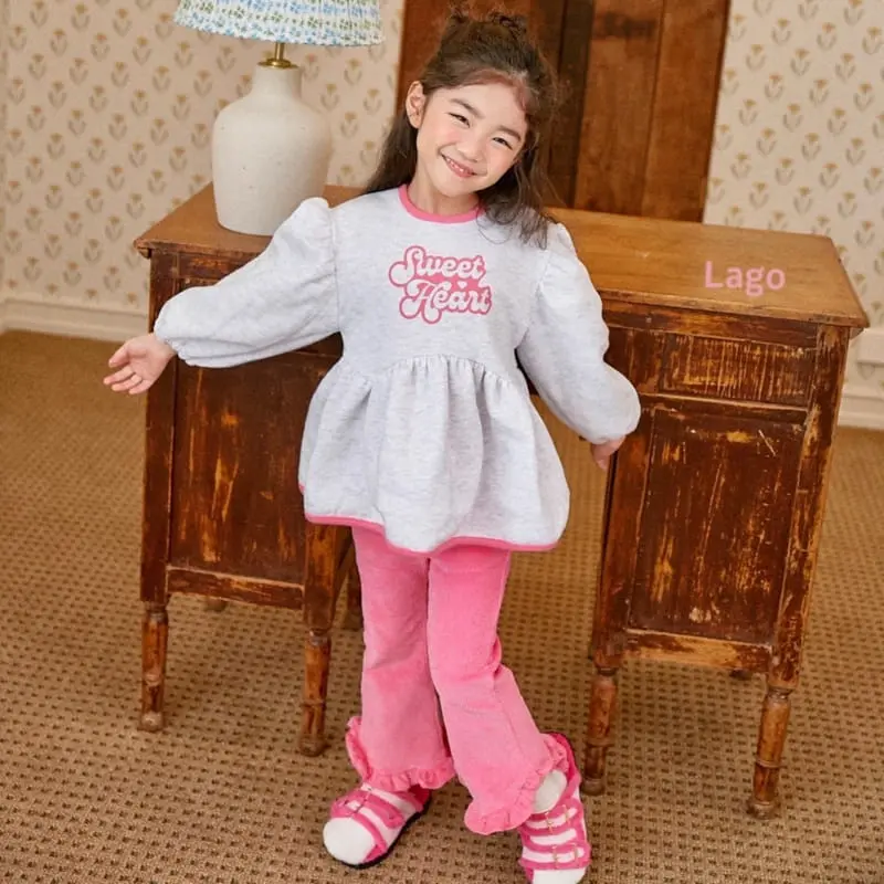 Lago - Korean Children Fashion - #prettylittlegirls - Frill Rib Pants - 8