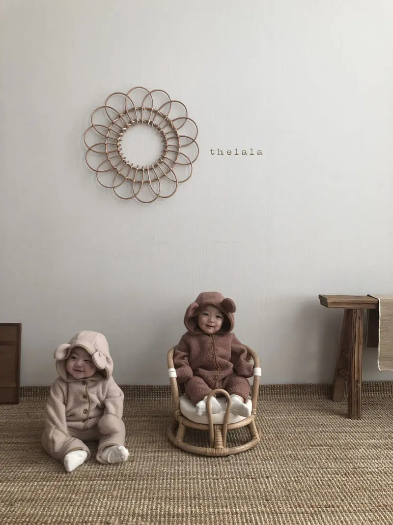 Lala - Korean Baby Fashion - #babygirlfashion - Puff Bear Bodysuit - 2