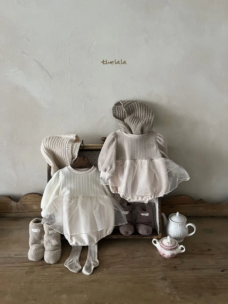 Lala - Korean Baby Fashion - #babyoutfit - shy Bodysuit - 4