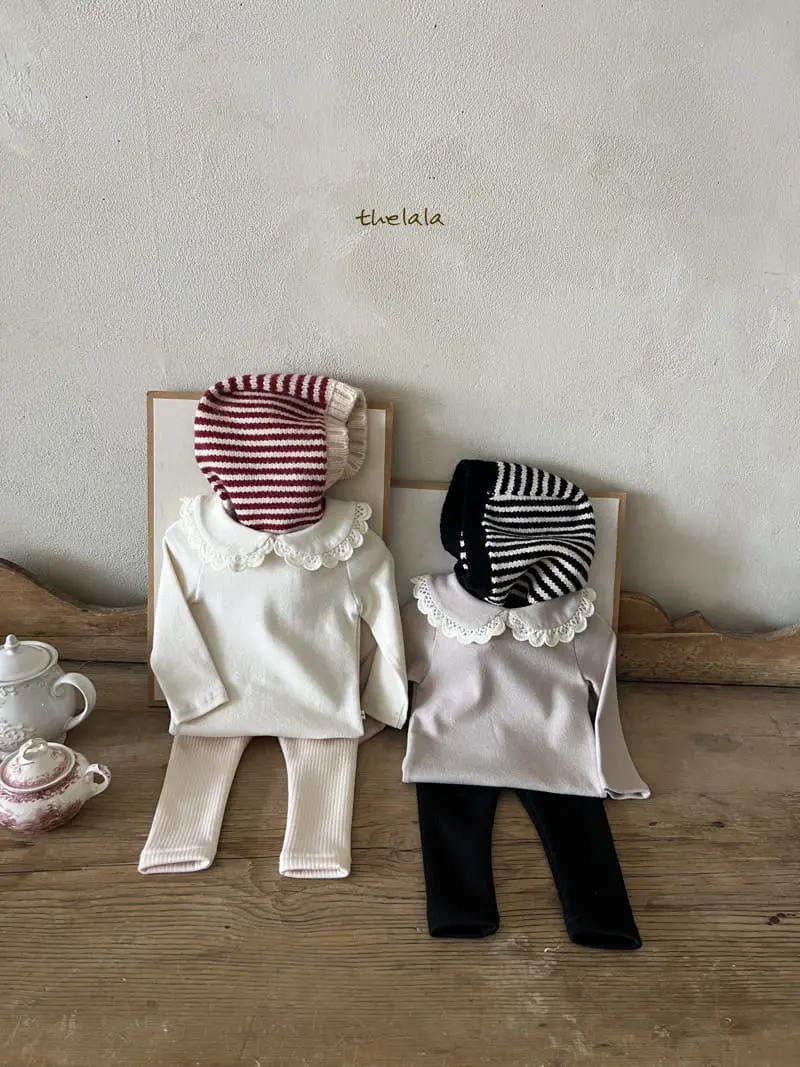 Lala - Korean Children Fashion - #designkidswear - An Fleece Leggings - 6