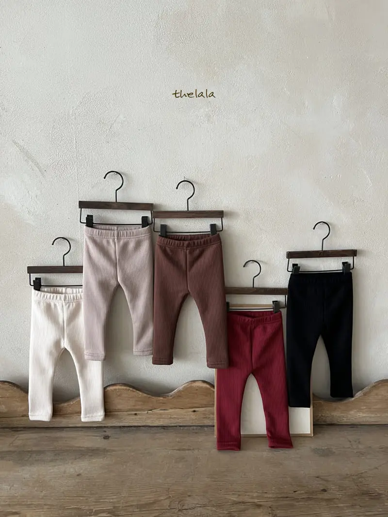Lala - Korean Children Fashion - #fashionkids - An Fleece Leggings - 8