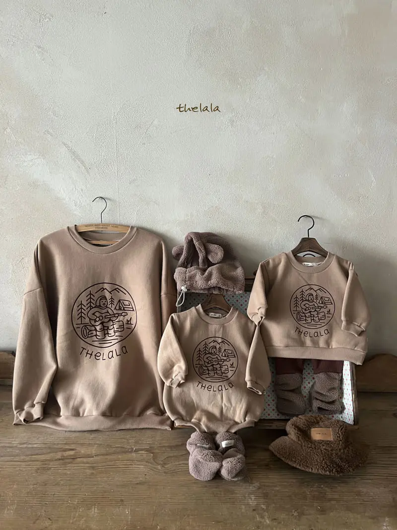 Lala - Korean Children Fashion - #discoveringself - Camp Sweatshirt - 4