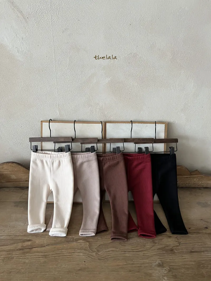 Lala - Korean Children Fashion - #kidsshorts - An Fleece Leggings - 9