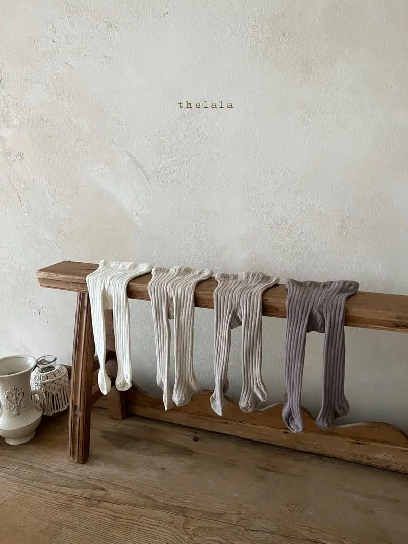 Lala - Korean Children Fashion - #magicofchildhood - Rib Leggings - 2