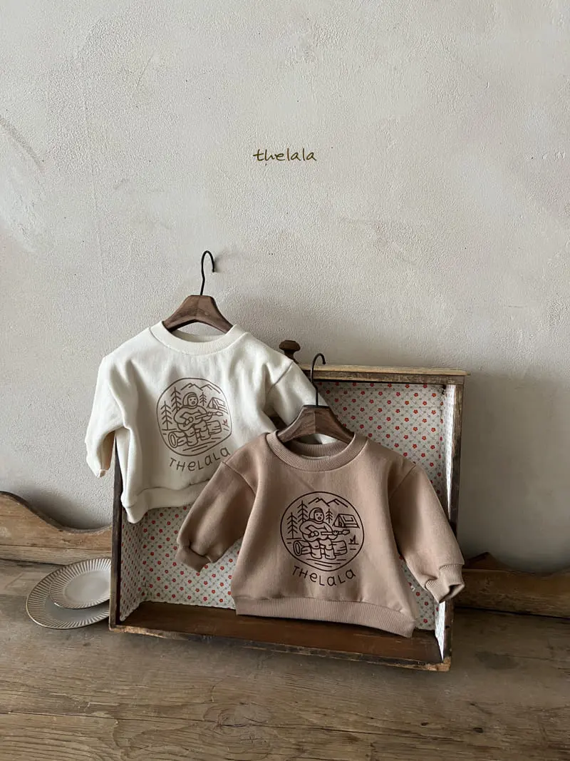 Lala - Korean Children Fashion - #prettylittlegirls - Camp Sweatshirt - 12