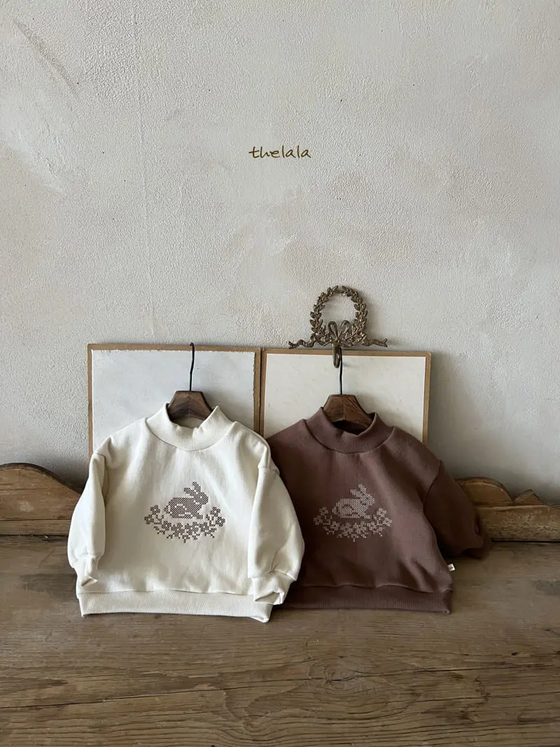 Lala - Korean Children Fashion - #prettylittlegirls - Bunny Half Sweatshirt
