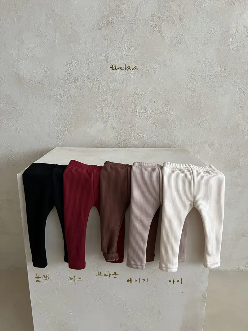 Lala - Korean Children Fashion - #todddlerfashion - An Fleece Leggings