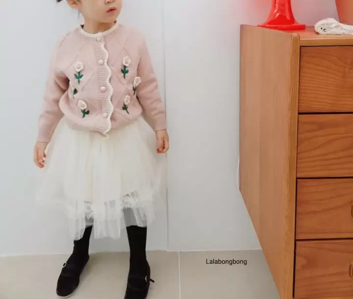 Lalabongbong - Korean Children Fashion - #childofig - Flower Cardigan