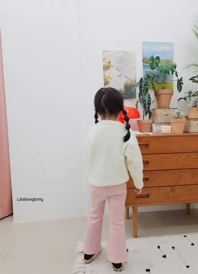Lalabongbong - Korean Children Fashion - #fashionkids - Slit Pants - 10
