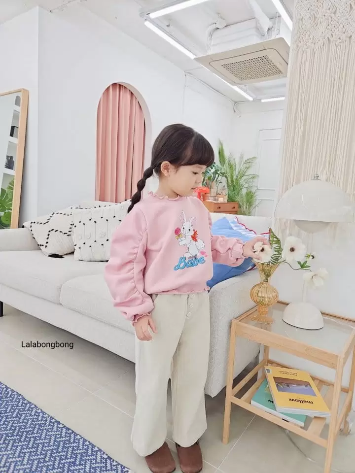 Lalabongbong - Korean Children Fashion - #kidsshorts - Rabbit Tee - 5