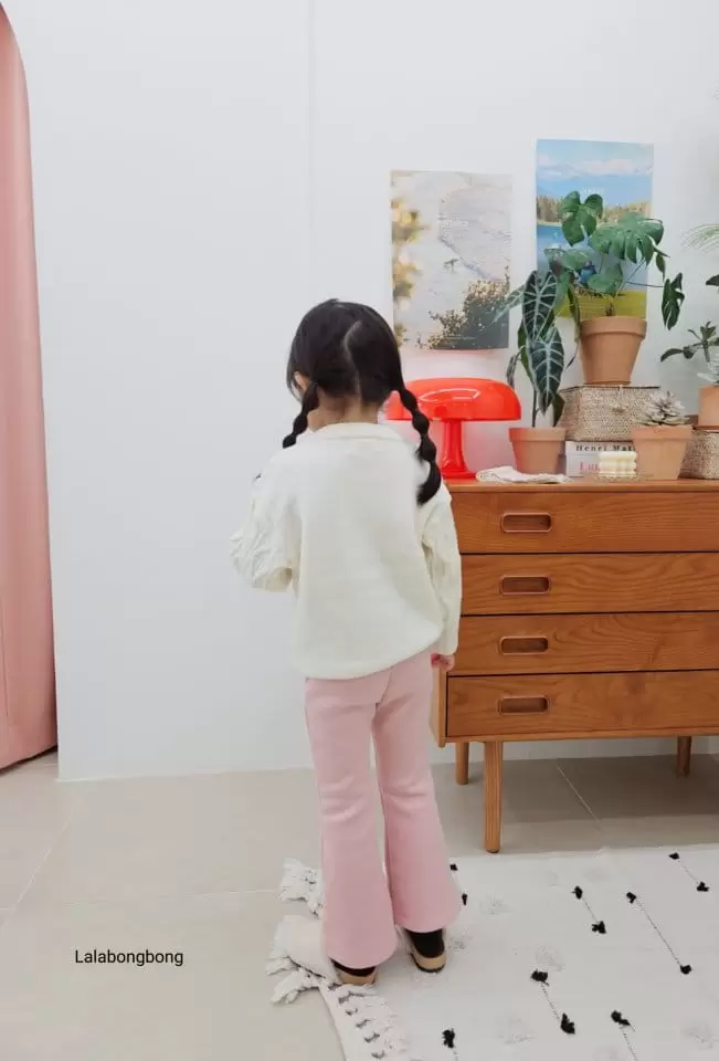 Lalabongbong - Korean Children Fashion - #kidsshorts - Slit Pants - 11